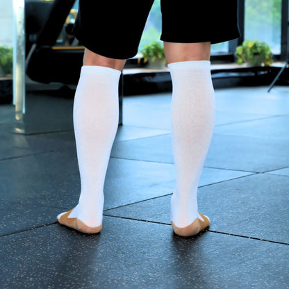 Copper-infused compression socks