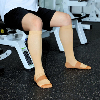 Copper-infused compression socks