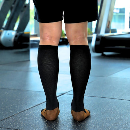 Copper-infused compression socks